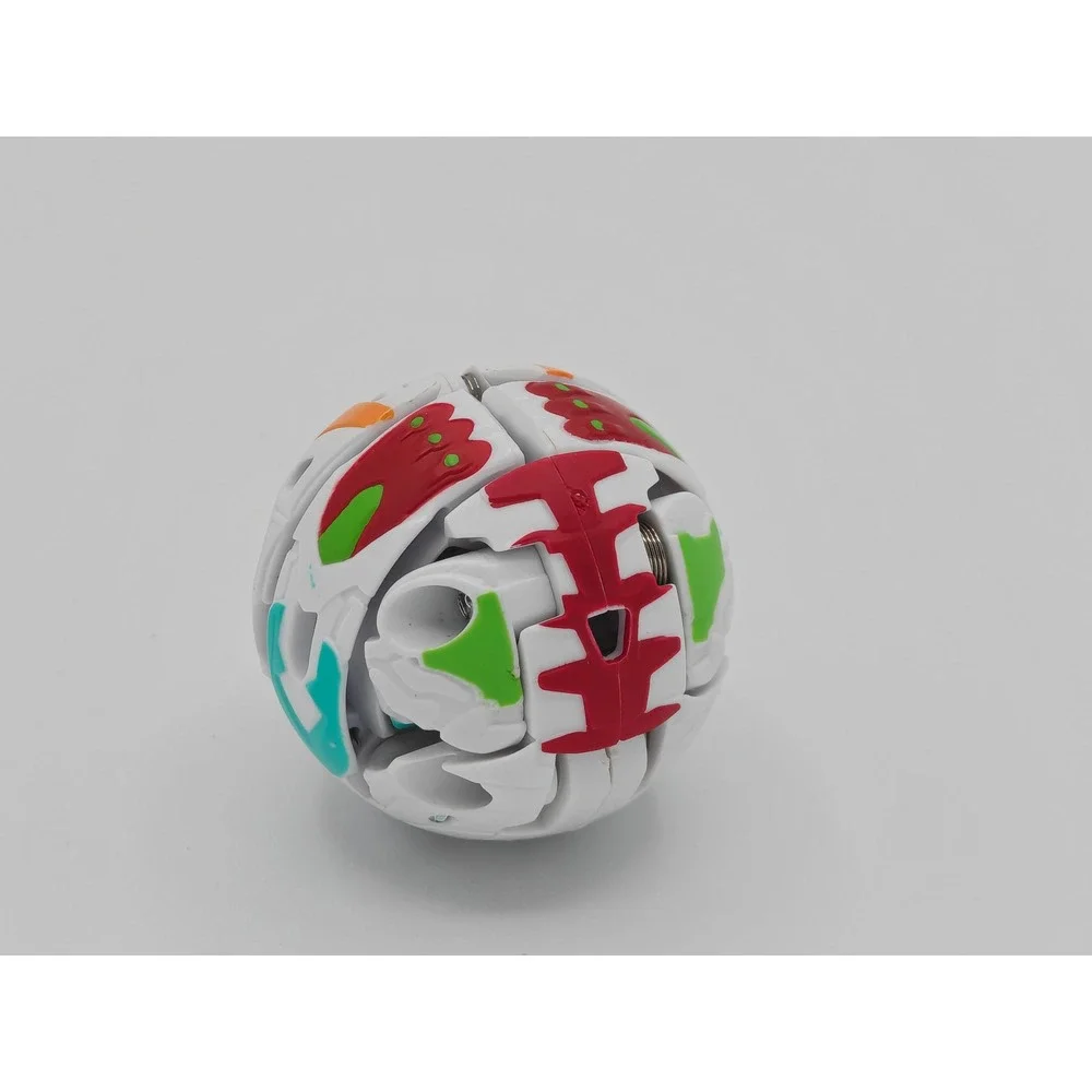 Bakugan Armored Alliance White Red Haos/Pyrus Dragonoid & Tretorous‎ Fusion B600